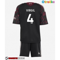 Otroške Nogometnih dresov Liverpool Virgil van Dijk #4 Tretji 2026-27 Kratki rokavi (+ hlače)